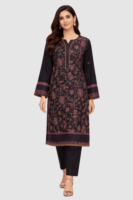 Floral Hand-Embroidered Kurti