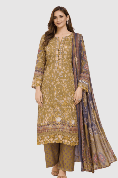 Olive Garden Printed Kurti Set